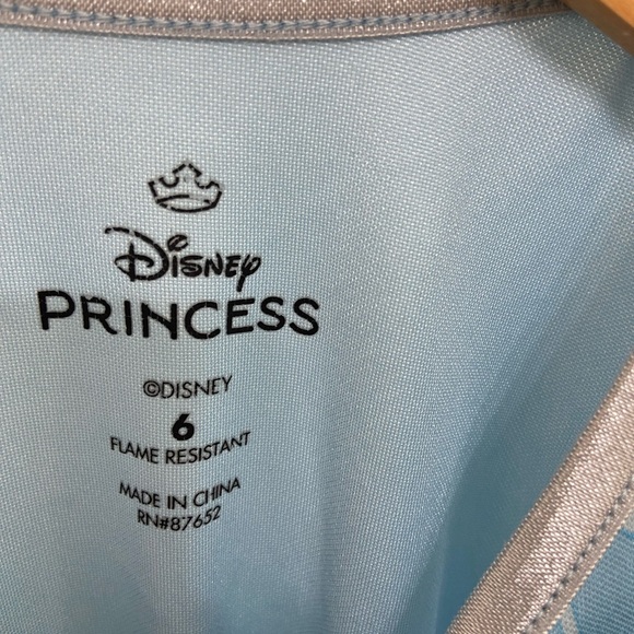 Disney Girls Cinderella Princess Dress with Sheer Overlay Nightgown - Picture 5 of 5